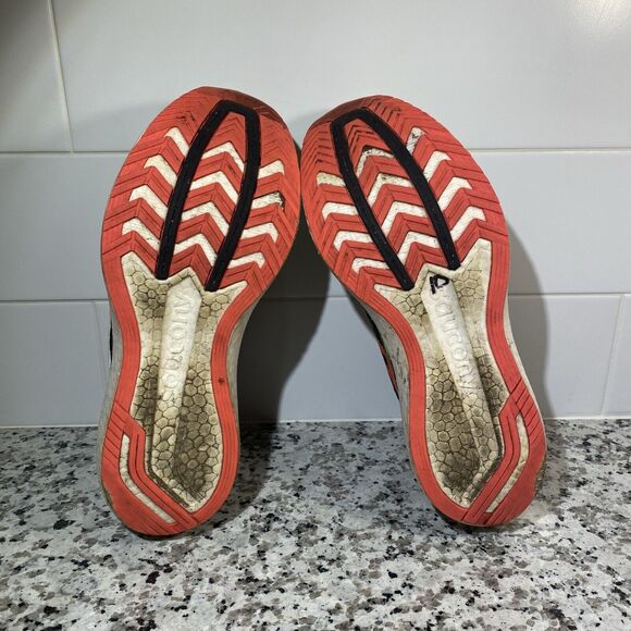 Saucony Endrophin Speed 2 Athletic Running Shoes Neon S10688-65 Women’s Size 10 - Picture 7 of 8